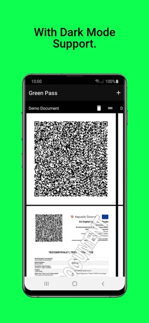 Green Pass PDF Wallet